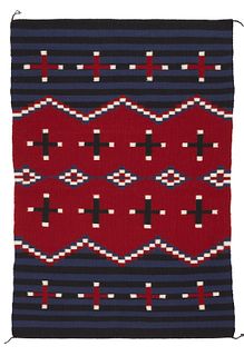 A Navajo Moki Revival textile