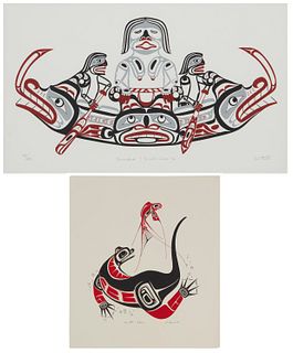 Two Canadian First Nations prints 20th Century