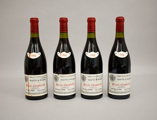 (4) Bottles of Dominique Laurent 1998 Mazis-Chambertin.