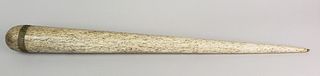 Heroic Antique Whalebone Fid, circa 1840
