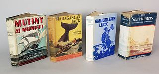 Four Vintage Nantucket Edouard Stackpole Signed Hardcover Maritime Novels