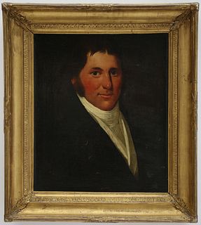 Charles Delin "Portrait of Captain David Baxter"