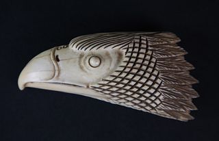 Carved Antique Sperm Whale Tooth, circa 1870