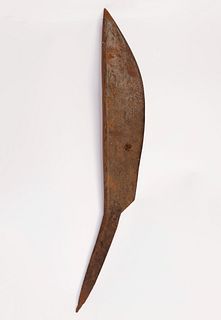Wrought Iron Blubber Knife Blade, 19th Century