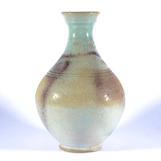 Jugtown Vernon Owens Chinese Blue Vase