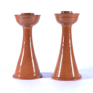 Westmoore Pottery Candle Stick Pair