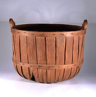 Antique Peach Basket