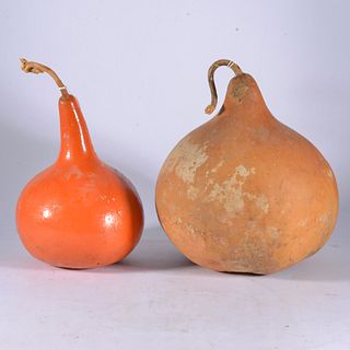 Folk Art Painted Gourds