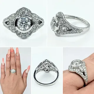 Beautiful Brilliant Cut Diamond Engagement Ring