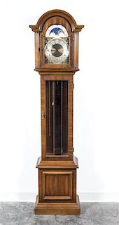 A Ridgeway Tall Case Clock Height 72 1/4 inches.
