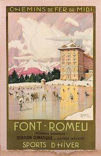 Tony George Roux, (French, 1894-1928), Font-Romeu, 1923