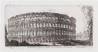 Giovanni Battista Piranesi, (Italian, 1720-1778), Anfiteatro Flavio detto il Colosseo in Roma, 1748
