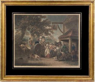 * John Raphael Smith, (British, 1752-1812), Return from Market, after George Morland.