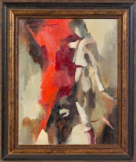 Lynne Borst, (American, 20th century), Untitled (Abstract Matador)