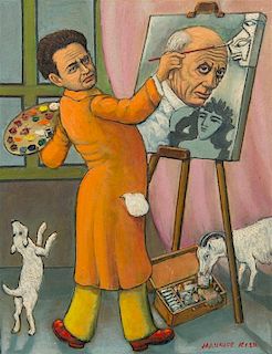 Maurice Kish, (American/Russian, 1895-1987), (Picasso) Portrait of Mr. Big