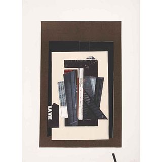 FERNANDO GARCÍA PONCE Sin título "I", 1976, Firmada a lápiz Litografía H. C., 59.5 x 39 cm