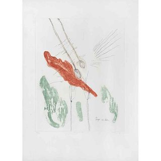 MAGALI LARA (Ciudad de México, 1956 - ), Tengo un don, Firmado y fechado 96 Grabado al aguatinta 4 / 150, 76.2 x 55.4 cm papel