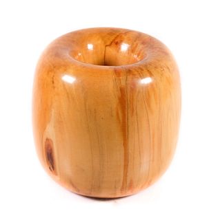 Ed Moulthrop Ash-Leaf Maple Donut Vessel or Vase