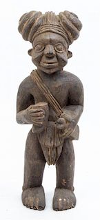 * An African Wood Figure Height 16 1/2 inches.