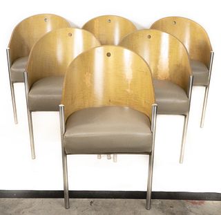Manner of Philippe Starck, Six Modernist Chairs
