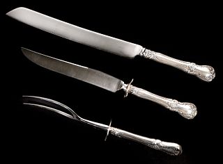 Towle Sterling Old Master Carving Set 3-Pc