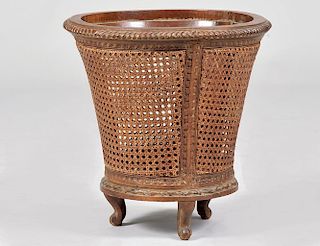 PROVINCIAL STYLE FRUITWOOD JARDINIERE