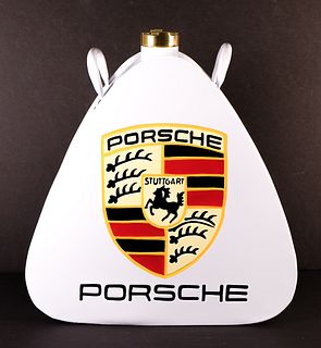 Hand Painted Metal Porsche Gas Can