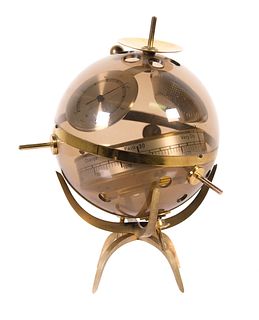 1960s Huger Ã¬SputnikÃ® Barometer Weather Station