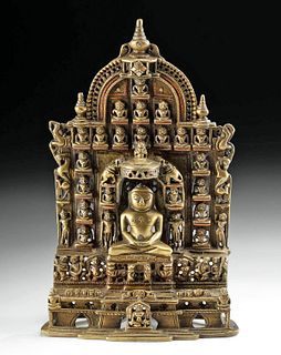 20th C. Indian Rajasthan Jain Buddhist Altar Shrine