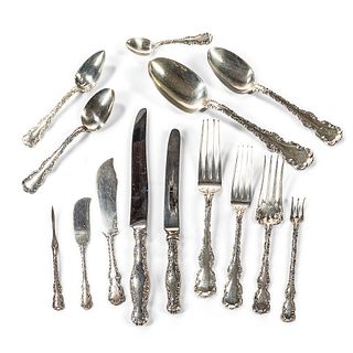 Whiting Manufacturing Co. Louis XV Pattern Flatware Service