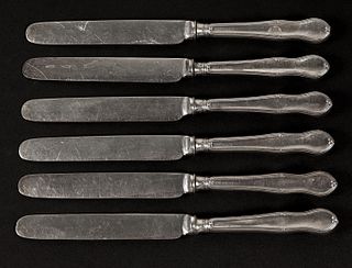 Set 6, Robert Mosley Sterling Silver Knives