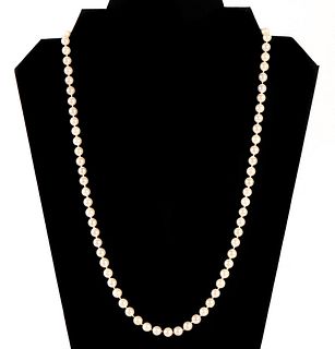 14K IPS 12" Cultured Pearl Necklace