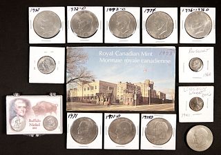 Group, Various American & Canadian Coins