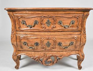 PROVINCIAL STYLE PARQUETRY COMMODE