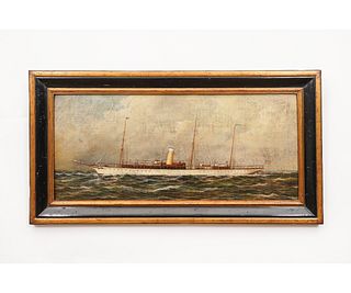 GICLEE OF A STEAM YACHT