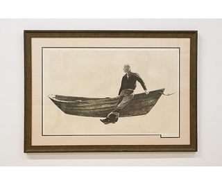 ANDREW NEWELL WYETH PHOTOLITHOGRAPH