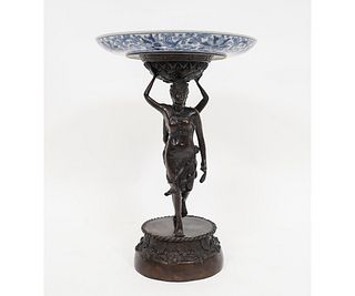 BRONZE FIGURAL GROUP