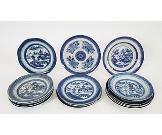 CHINESE CANTON PORCELAIN TABLEWARE