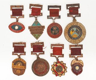 EIGHT CHINESE MEDALS