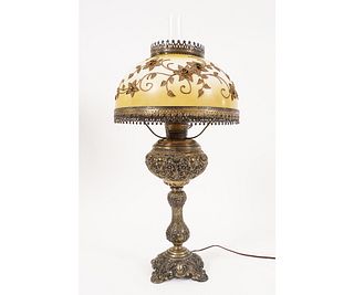FAUX BRONZE TABLE LAMP