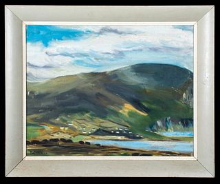 Irish Coastal Landscape Painting