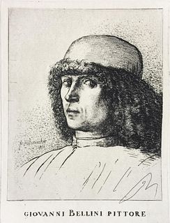 Frederic Desire Hillemacher - Portrait of John Bellini