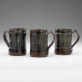 Abuja Pottery Mugs, by Ladi Kwali (Nigeria; 1925-83) 
