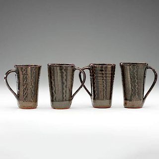 Abuja Pottery Steins, by Ladi Kwali (Nigeria, 1925-83) 