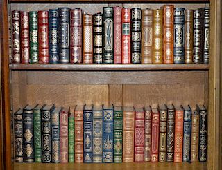 COLLECTION OF FORTY-TWO FRANKLIN LIBRARY BOOKS