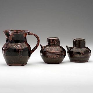 Abuja Pottery Oil Jars and Pitcher, by Tanko Mohammud (Nigeria) 
