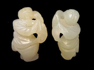 Two Jade Figures