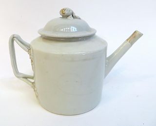 White Export Teapot