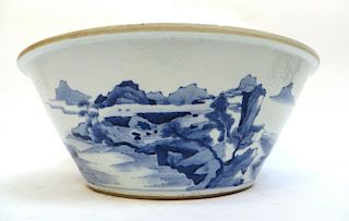 Antique Chinese Wash Bowl Or Jardiniere