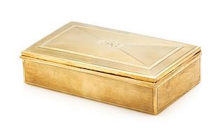 * A Yellow Gold Case, Udall & Ballou, 210.50 dwts.